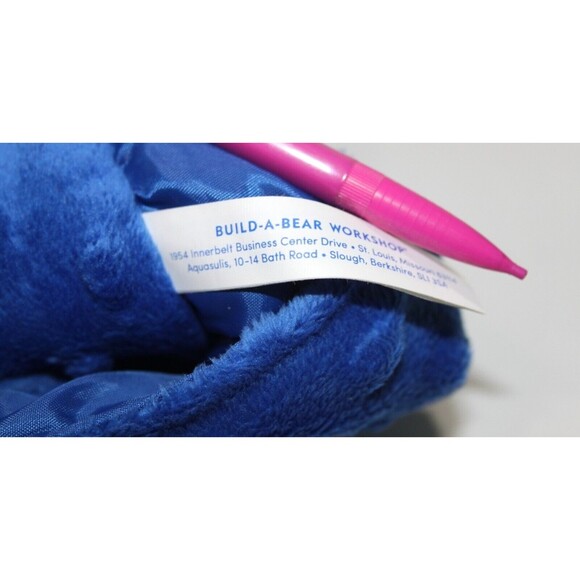 Build A Bear Workshop Plush Blue Baby Animal Carrier Adjustable Straps Backpack - Picture 8 of 8